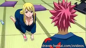 Natsu Fucks Lucy With Big Cock In steamy Hentai Scene
