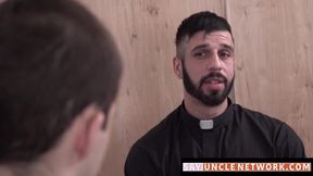 SayUncleNetwork.com - Religious daddy teases twink with dildo and fucks him raw and h