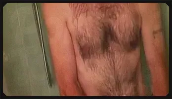 Hairy Gay Man Gets Horny in the Shower: Intense Solo Masturbation