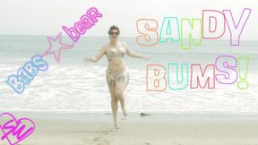 Sandy Bums!: Babs Bear gets her jiggle on!