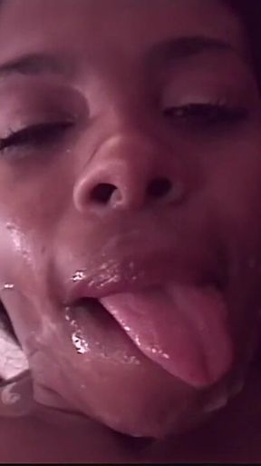 Ancient Huge Tits Black Girl Facial