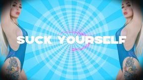 Commit auto fellatio for the sake of cum eating - CEI , HUMILIATION