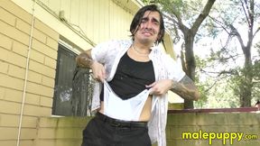 Sinister voice commands Johnny Mercy to WEDGIE HIMSELF