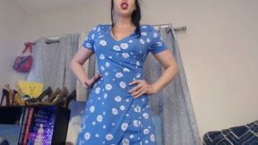 Get dizzy out face fucked while Caught in my Bra and Panties put in a Chastity Caged Learn to Love Cock Lesson Two