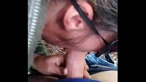 Risky Outdoor Milf Blowjob POV &#x2013; JuicyBlowie