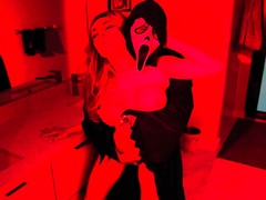 Amateur blondes pov blowjob and hardcore fun with lucky dude