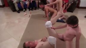 College freshers butt fucking for fraternity