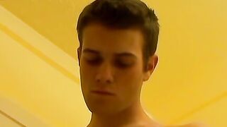 Bathroom Bonus Young Guys CumFilled Solo Showdown