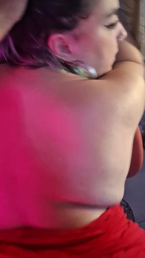 Trans Fucking Chubby Wife Doggystyle