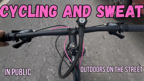 Sweat and cycling in public