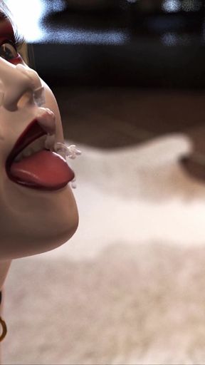 Thrilling moment from &quot;Animated Futunari Dick Girl Wants To Fuck A Big Boobs Lesbian. Big Horny Dick Inside Lesbian&quot;