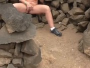 cought masturbate in public
