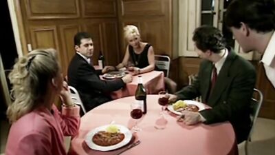 Cock hungry French babes re getting fucked in this vintage video