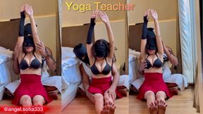 Zaalim Yoga Teacher Fucked Beautiful Fitness Girl During Training - india desi milf hindi talk mms sex videos