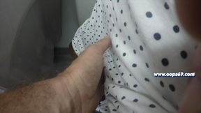 Crazy Fantasy! Petting in the Train Stranger Man Lift Skirt and Touch My Pussy on Subway and Liked!