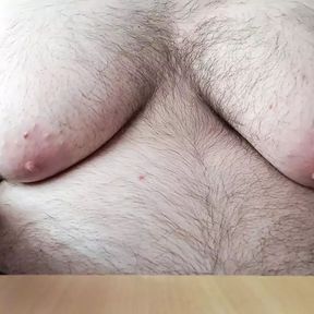 Hairy Fat British Moobs