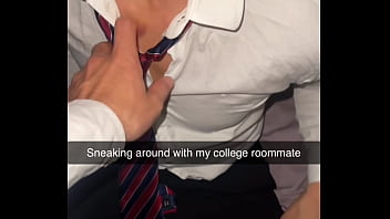 Fucking my College Roommate Caught on Snapchat