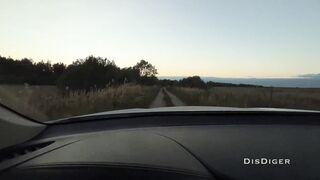Adorable hitchhiker agreed to suck and boned - Russian Outdoor