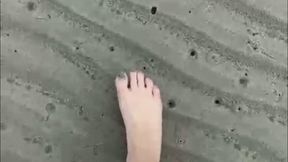 Barefoot Giggles in the Sand