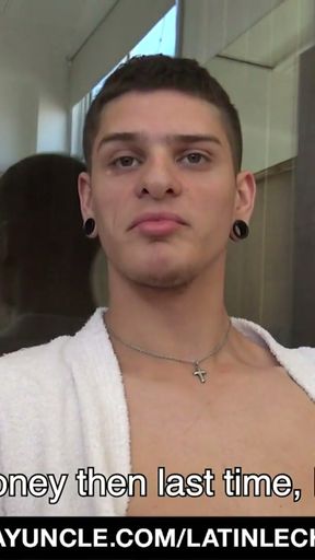 Sexy Bareback Threesome In A Spa   Clip 1