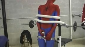 Bound, Vibed And Explosive Orgasms In Spandex