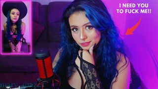 Part two: Colombian cam celeb loves to think of a big dick in her mouth, she