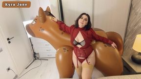 Hyena from Inflatable World - Inflation + Tease and Bouncing