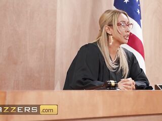 BRAZZERS - Kylie Rocket Takes Justice Into Her Own Hands & Bangs Mick Right In The Courtroom