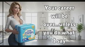 Mean boss's diaper ultimatum | ABDL audio