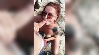 Beach Sex and Amateur Bj with Cummed my Booty KleoModel