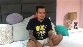 Sexy Latino makes video for her lover.