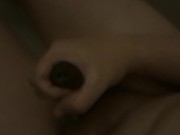Chubby jerking off in the shower