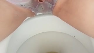 Gold piss through my cute panties