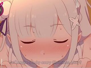 Emilia Desires to Be Impregnated for Christmas! Give Her Your Gift! (Re:Zero) (Public Version)