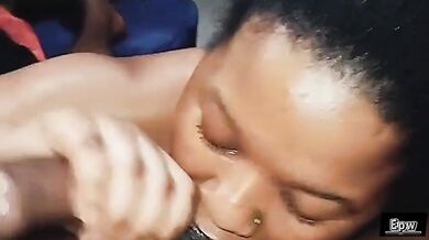African Queen Deepthroats BBC Gets Hard Backshots Moaning With Pleasure
