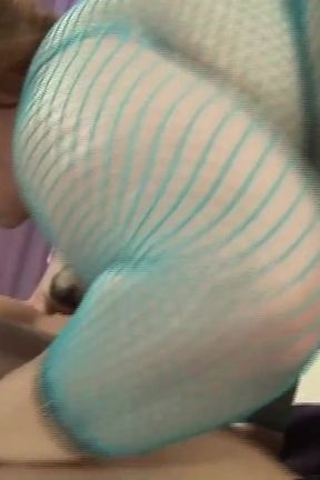 Chubby milf bends over as a huge cock thrusts her pussy from behind