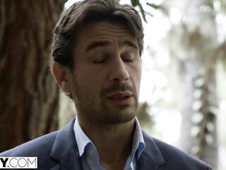 TUSHY my girlfriend Megan Rain gets screwed in the butt by the neighbour