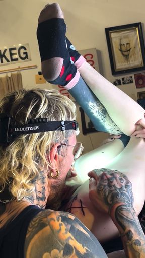 DDY Tattoos His Name On My Pussy + Tongue Aftercare