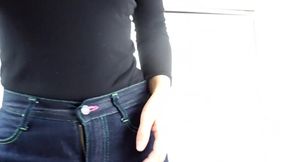 Black Pants Masturbation Full