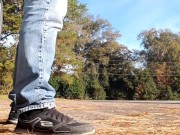Flashing dick and cruising the park