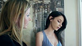 Amber Michaels and Rilee Marks snap a few crime scene photos before letting their lusts...