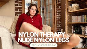 Nylon Therapy - Dr Langford's Nude Nylon Legs