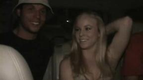 ”Horny Couple Get away to their party to do a sex scene”