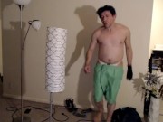 Bad Jock Husband Maolo Jerks Off for A Hot Escort!