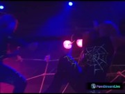 Dorothy Black and Ginger Jones performs naked on the stage