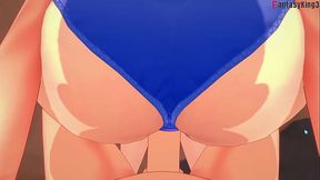 Belfast bikini sex on the pool | RED | Azur Lane | Full &amp_ POV on Sheer &amp_ PTRN: Fantasyking3