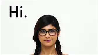 Mia Khalifa gives closeup body tour of her busty Arab figure