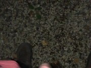 Risky Outdoor Glory Hole Pissing & Cumming plus Outdoor Pissing Compilation from Camping