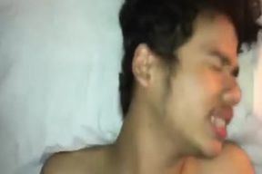 Indonesian pair plowing On sofa