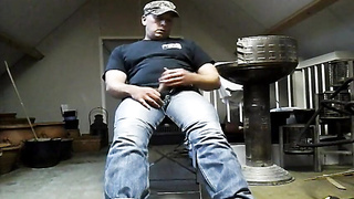 Hefty-Man-meat Farmer Father Milks Off